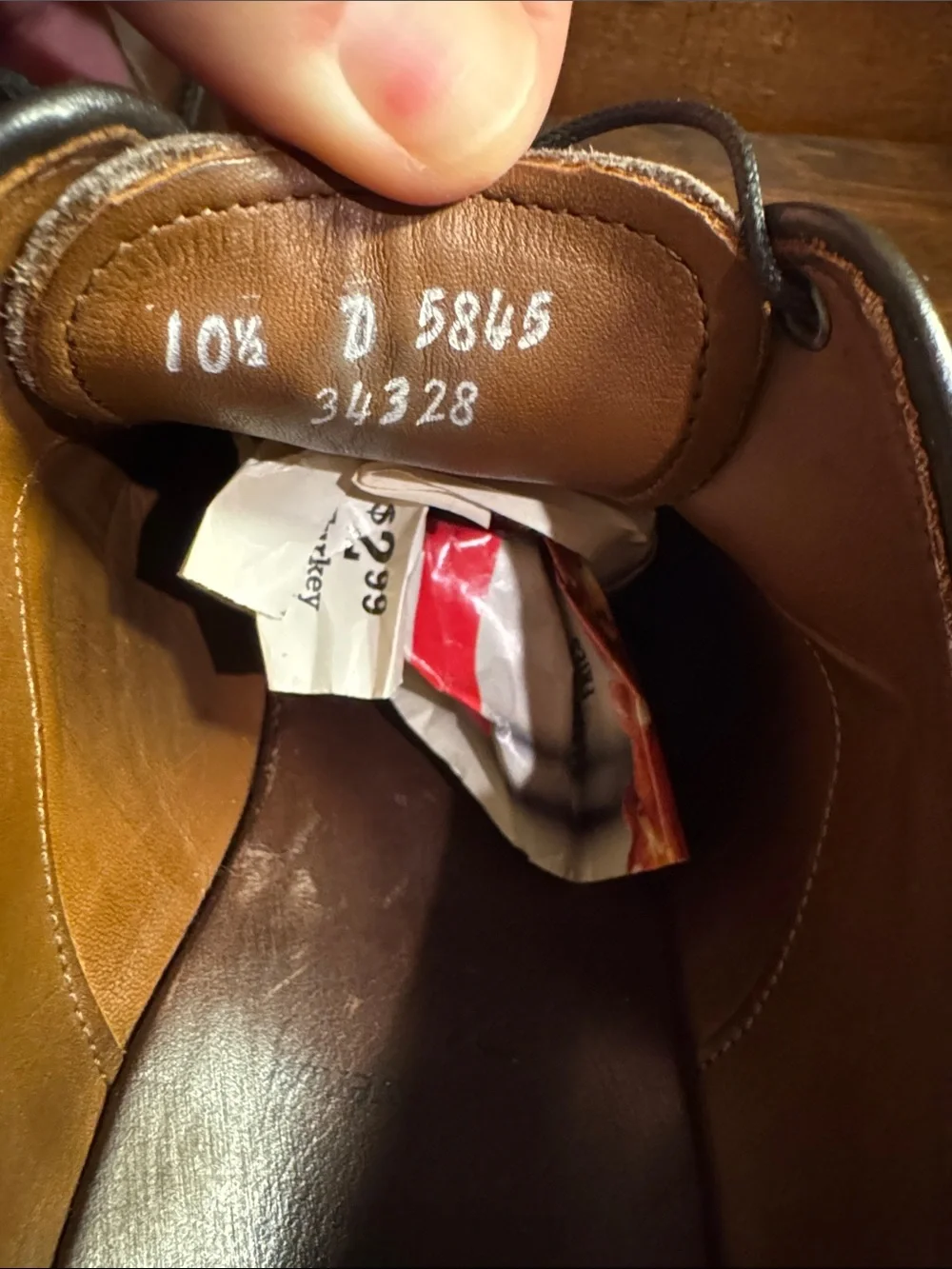 Allen Edmonds Park Ave Leather Oxford Dress Shoes - Brown 10.5D